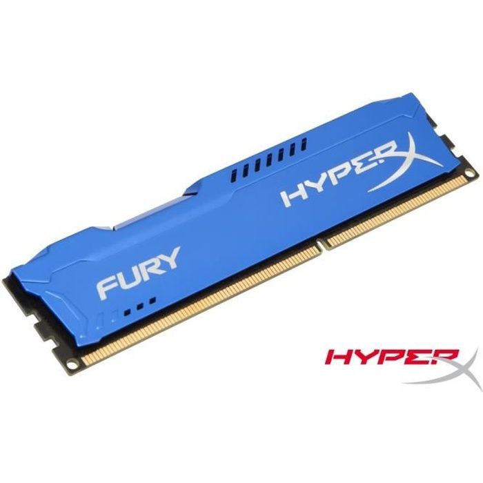 HyperX FURY Blue 8Go DDR3 1600 HX316C10F8