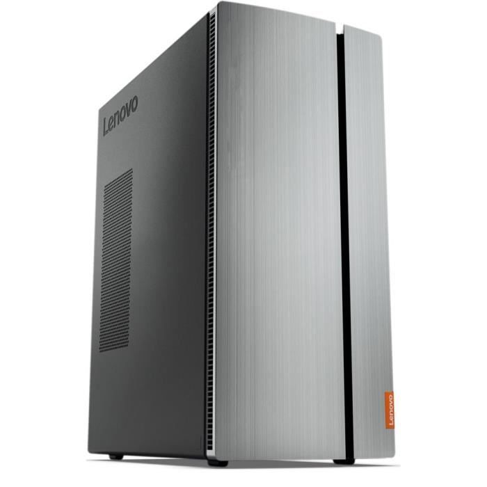 LENOVO PC de Bureau Ideacentre 720-18-ASU - 8Go de RAM - AMD Ryzen 5 1400 - GTX 1050 Ti 4Go - Disque Dur 1To HDD