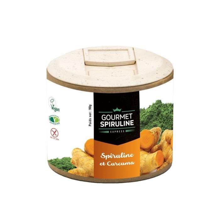 GOURMET SPIRULINE Poudre Spiruline-Curcuma Bio - 90 g
