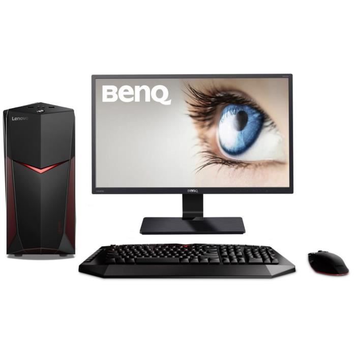 LEGION Lenovo Y520T-25IKL ES - RAM 8Go - Intel Core i5-74003 - Stockage 1To + Ecran LED 23,8\