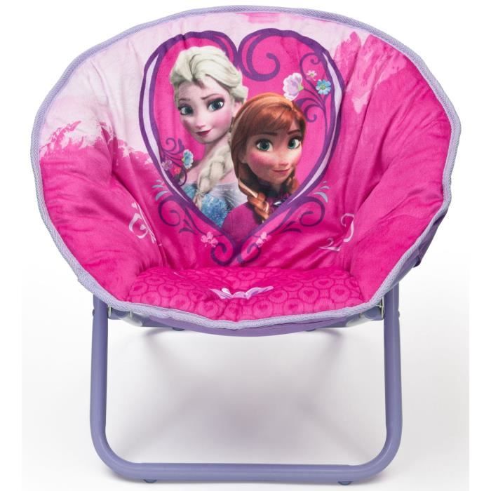 LA REINE DES NEIGES - Siège Lune Enfant - Rose et Violet - Disney