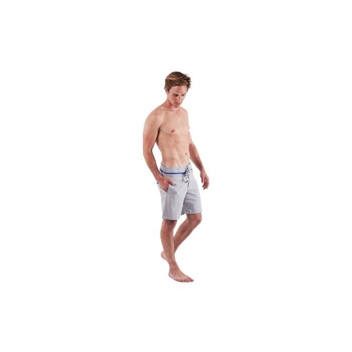 LONGBOARD Bermuda Make My Mandala Gris clair Homme