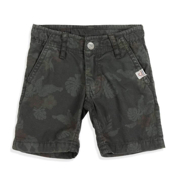 LONGBOARD Bermuda Polynesian Visa Gris Enfant garçon