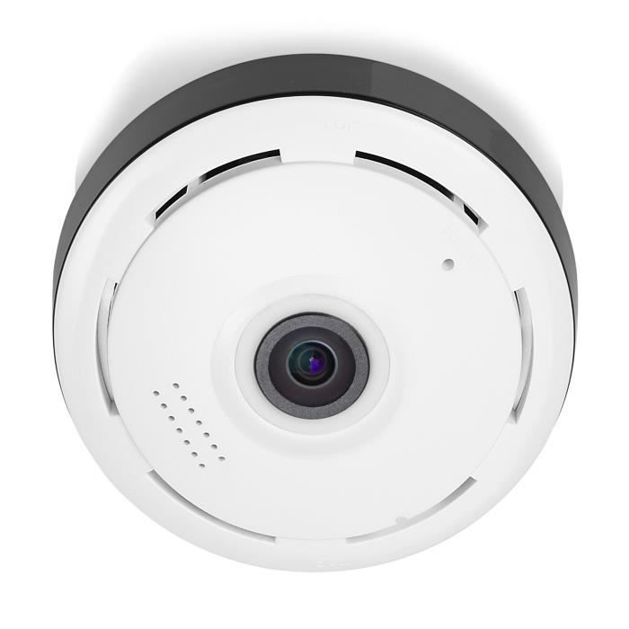 SMARTWARES Caméra de surveillance HD IP 360° à usage intérieur