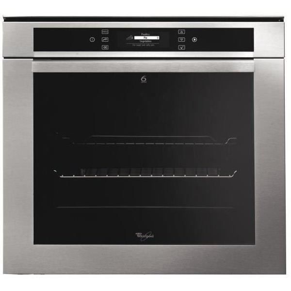 WHIRLPOOL AKZM670IX - Four électrique encastrable multifonction - Chaleur pulsée - 73L - Pyrolyse - A+ - Inox