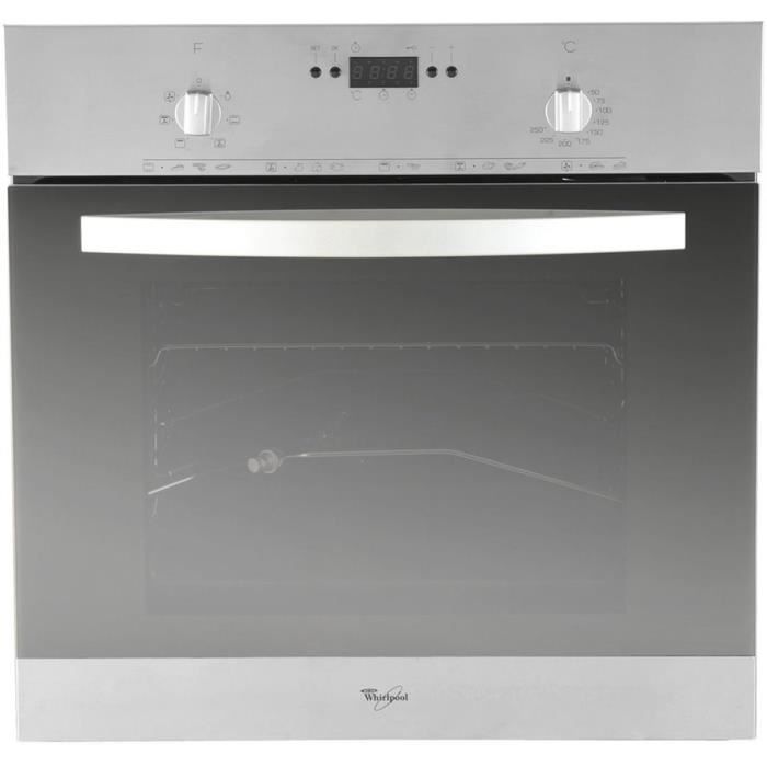 WHIRLPOOL AKP250IX - Four électrique encastrable multifonction - Air pulsé - 51L - Catalyse - A - Inox