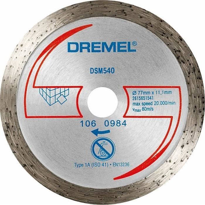 DREMEL Disque diamante faience DSM540 pour DSM20