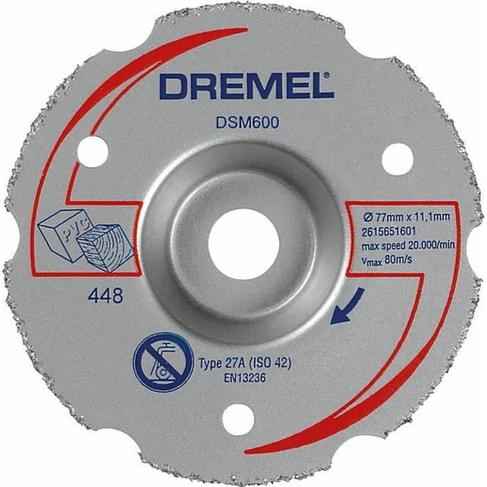 Dremel S600JA DSM20 multi disque pour scie circulaire 2615S600JA