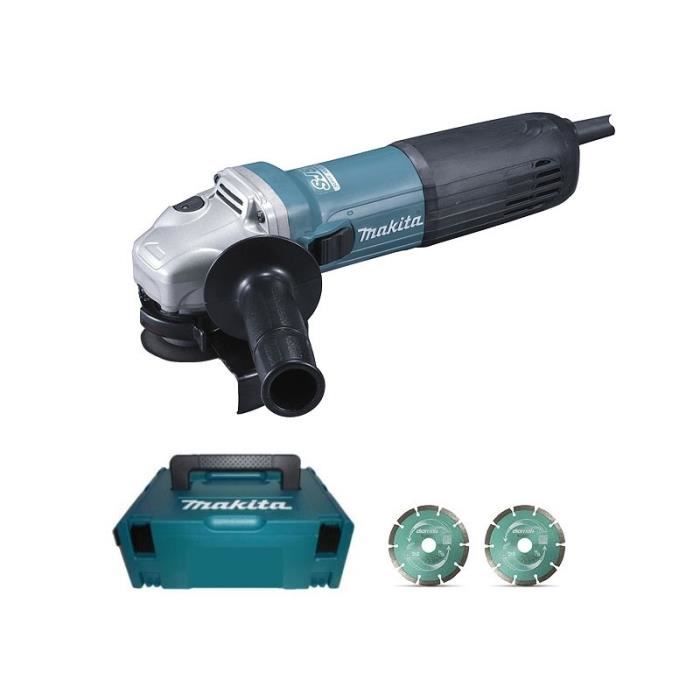 MAKITA Meuleuse d'angle 125mm 1100W + 2 disques