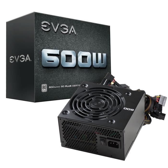 EVGA Alimentation PC 600W - 80PLUS White (100-W1-0600-K2)