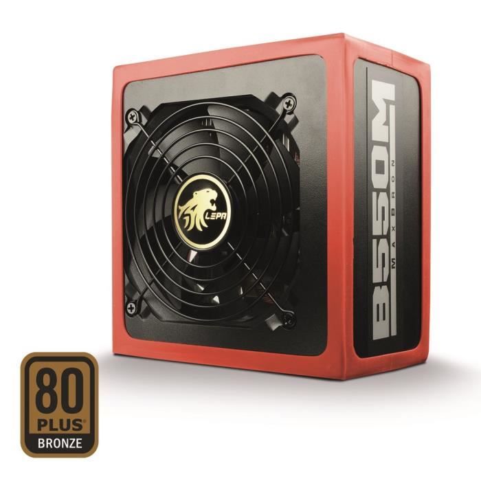 Lepa Alimentation PC 550W MaxBron - 80PLUS Bronze - Semi-Modulaire