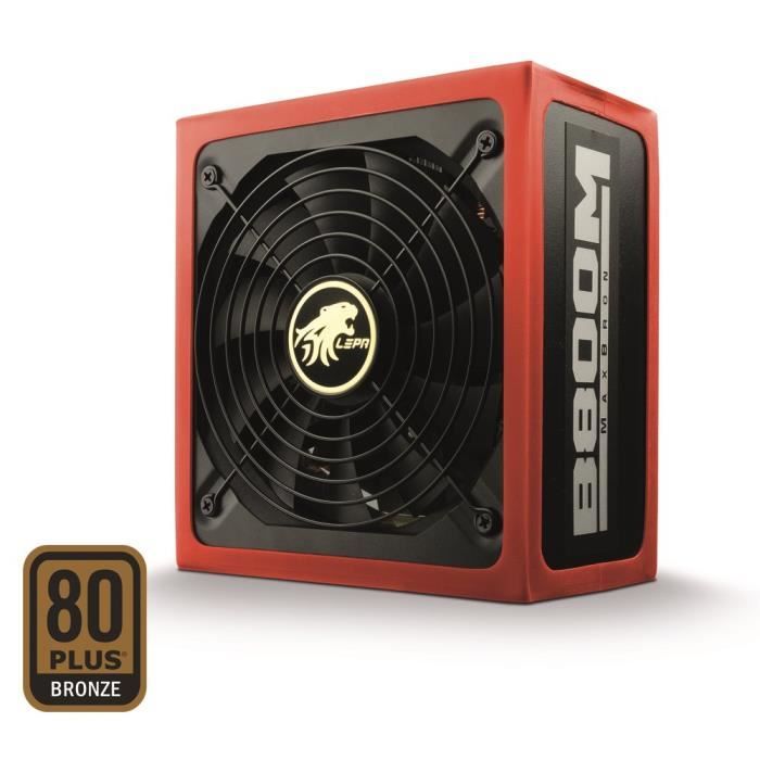 Lepa Alimentation PC 800W MaxBron - 80PLUS Bronze - Semi-modulaire