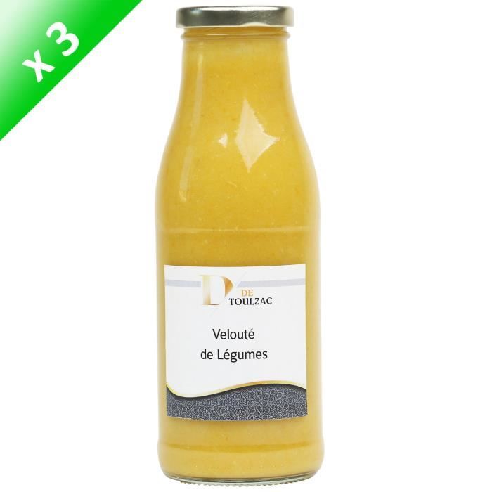 LOT DE 3 D DE TOULZAC Velouté de Légumes 50cl