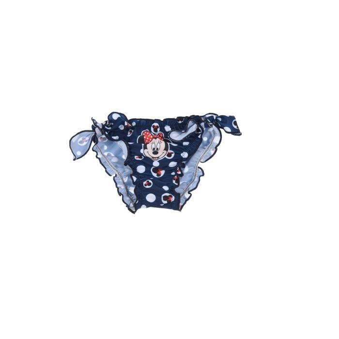 MINNIE Slip de Bain Marine Sérigraphié Bébé Fille
