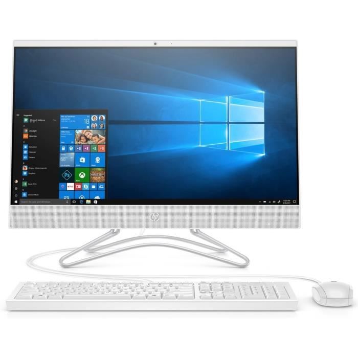 Ordinateur Tout-en-un - HP 24-f0020nf - 23,8 pouces FHD - Core i3-8130U - 8Go de RAM - Disque Dur 1To HDD - Windows 10