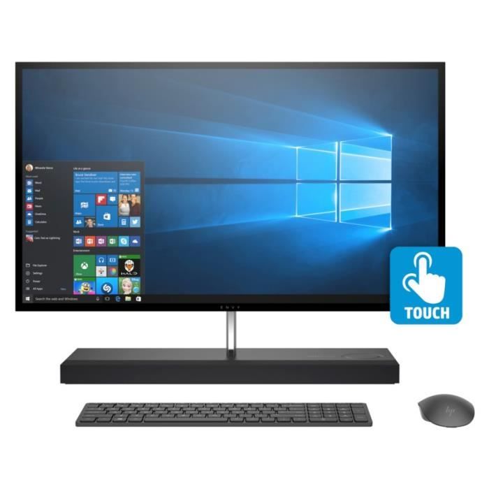 Ordinateur Tout-en-un - HP Envy 27-b200nf - 27 pouces WQHD - i7-8700T - 8Go de RAM - Disque Dur 2To HDD + 128Go SSD - GTX 1050 4Go