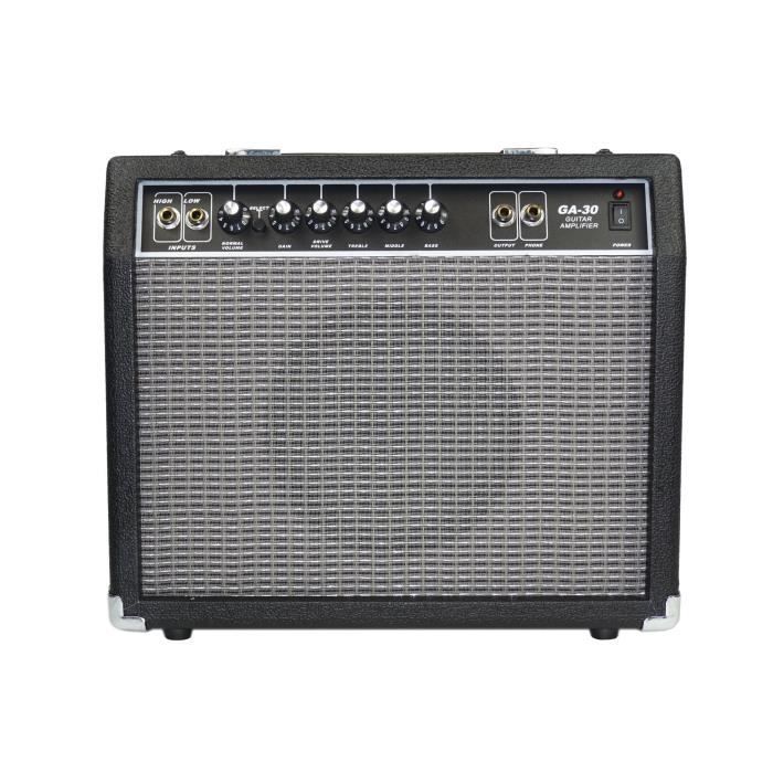 Ampli guitare 30 watts noir et gris