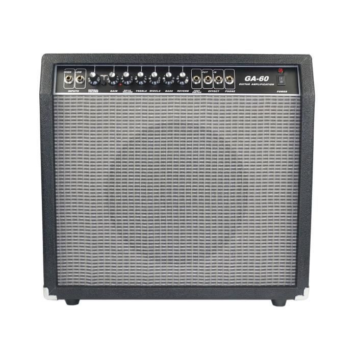 Ampli guitare 60 watts noir et gris