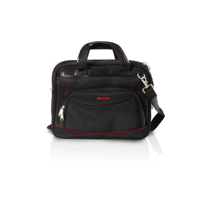 HORIZON Sacoche Porte Ordinateur BUSINESS Noir