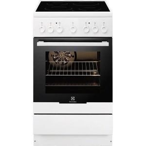 ELECTROLUX EKC51350OW - Cuisini?re table vitrocéramique-4 zones-7845W-Four électrique-54L-A-L50xH85,8cm-Blanc