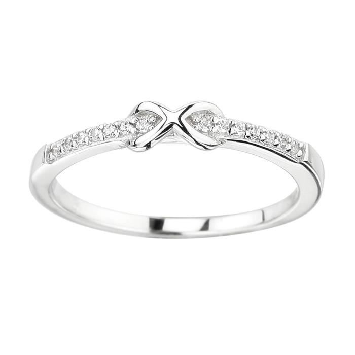 YSORA Alliance Infini Argent 925° et Oxyde de Zirconium Femme
