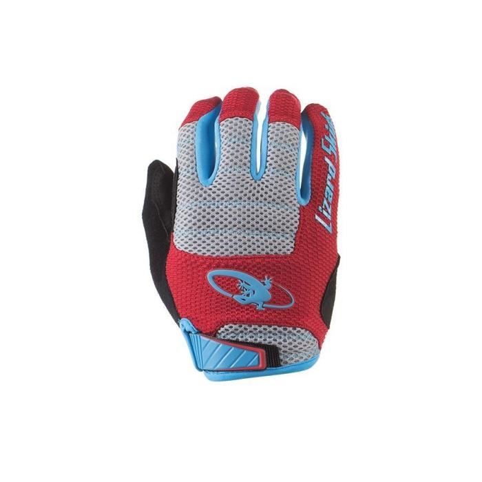 LIZARD SKINS Monitor Am Gants de VTT - Small - Rouge et bleu électrique
