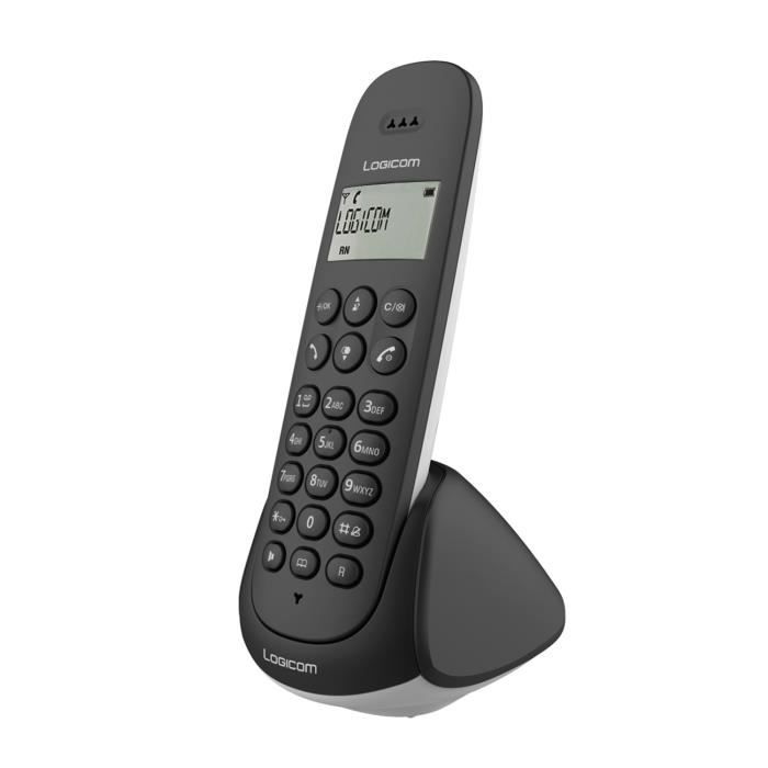 Logicom Aura 150 Solo Téléphone Sans Fil Sans Répondeur Noir