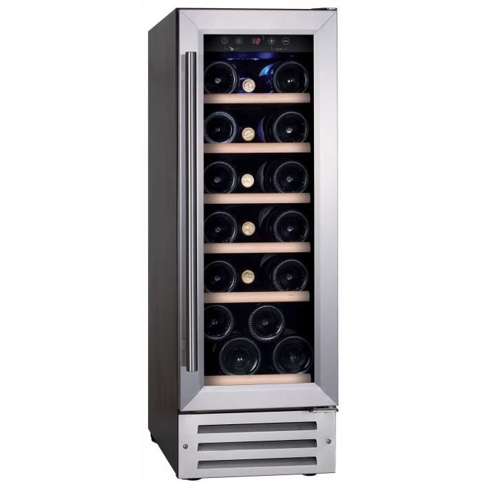 TEMPTECH VWC300SS - Cave à vin de service - 19 bouteilles - Possibilité encastrement - Classe C - L 29,5 x H 86,3 cm