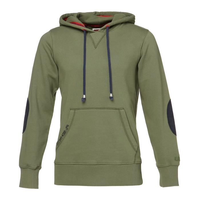 ASICS Sweat à capuche Homme - Kaki