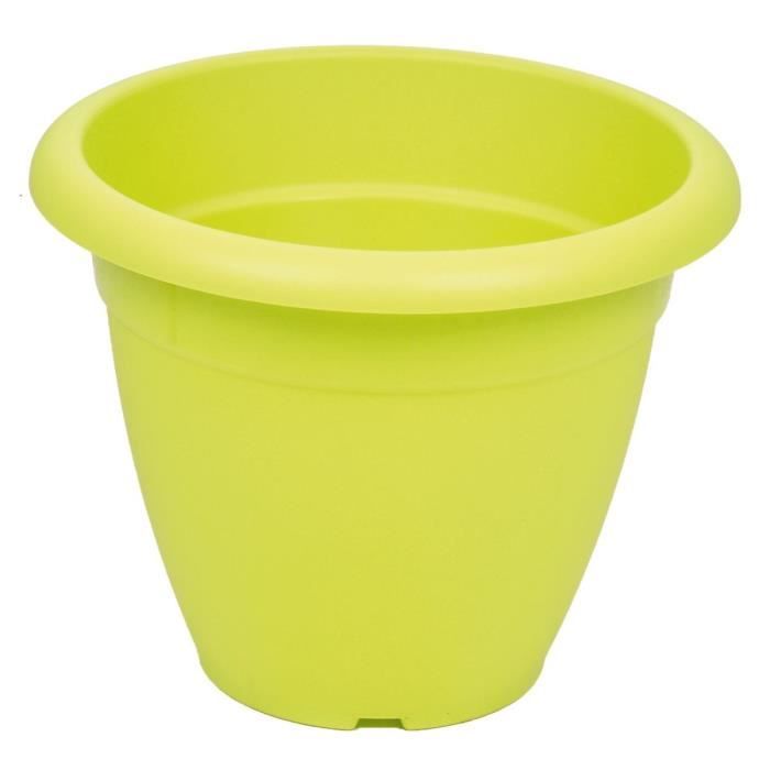 HOMEA Pot de fleur rond Ø 30cm - Vert