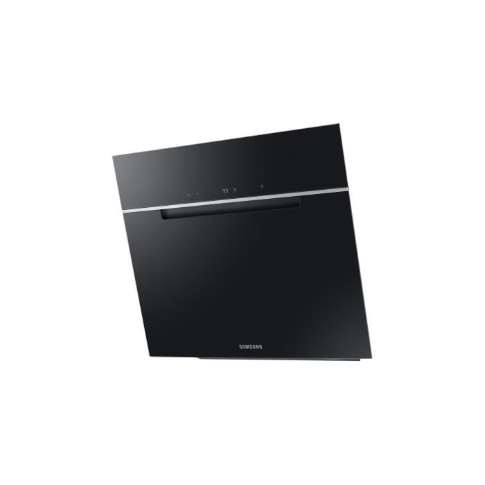 SAMSUNG NK24M7070VB - Hotte décorative murale - 729 m³ air / h max - 68 dB max - 4 vitesses - L 60 cm - Noir glossy