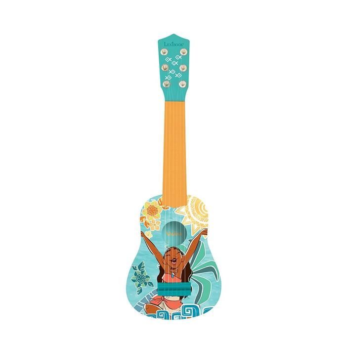 LEXIBOOK VAIANA Guitare Acoustique Enfant Hauteur 53 cm