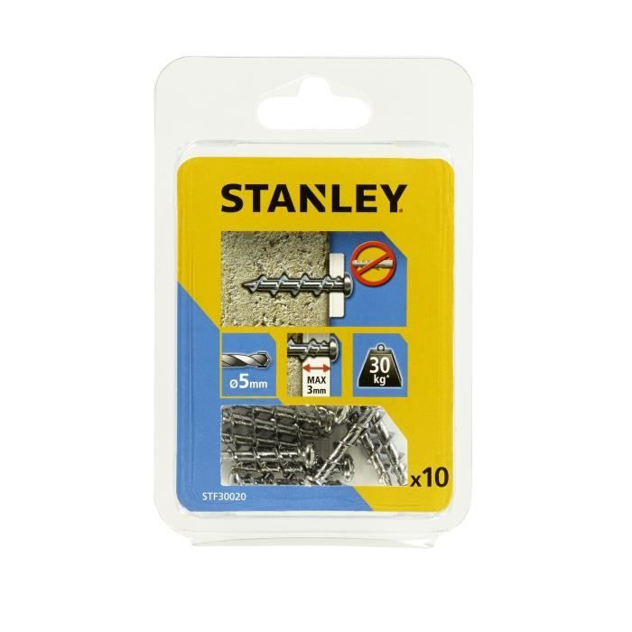 STANLEY Kit de 10 vis One ø6x32 mm à tête ronde STF30020-XJ