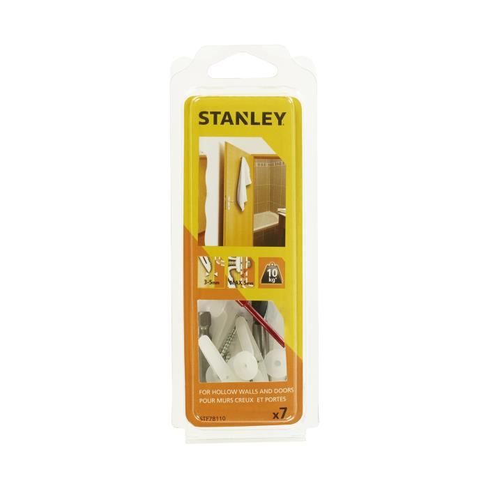 STANLEY Kit de 5 fixations et accessoires pour porte STF78110-XJ