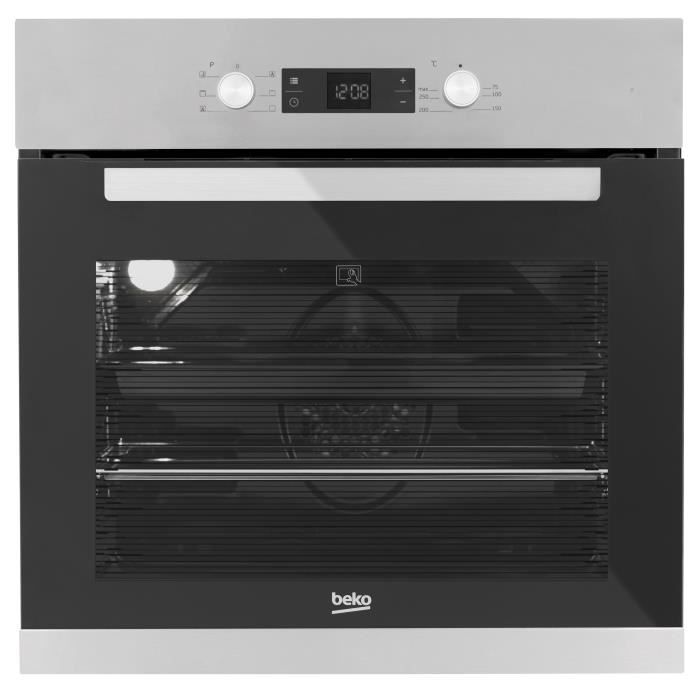 BEKO BIE22300XP Four électrique encastrable multifonction-66L-Pyrolyse-A-Inox