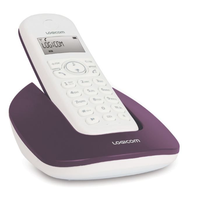 MANTA 150 Aubergine   Achat / Vente TELEPHONE FIXE LOGICOM MANTA 150