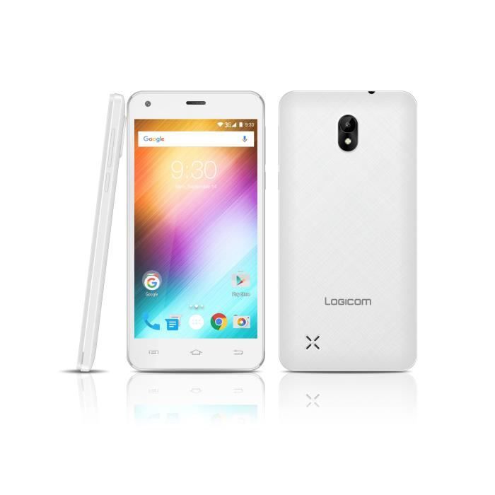Logicom T580 Blanc 3G 8 Go - Achat smartphone pas cher, avis et meilleur prix - Cdiscount