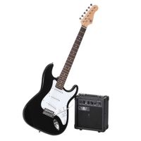 GUITARE LEGEND Pack Guitare Type Stratocaster Noir GUITARE LEGEND Pack Guitare Type Stratocaster Noir