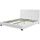 AMSTERDAM Lit adulte contemporain simili blanc + s
