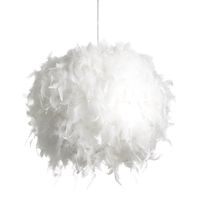 LUSTRE ET SUSPENSION PLUME Suspension - Armature : Ø26 cm - Avec plume LUSTRE ET SUSPENSION PLUME Suspension - Armature : Ø26 cm - Avec plume