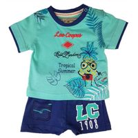 Ensemble de vêtements LEE COOPER - Ensemble Bleu T-Shirt + Short - Bébé Ensemble de vêtements LEE COOPER - Ensemble Bleu T-Shirt + Short - Bébé