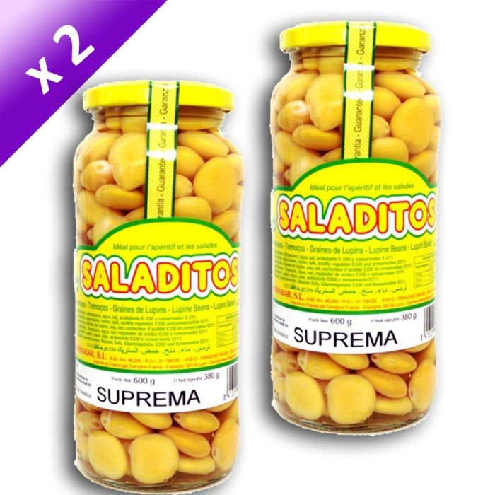 Lot de 2 Lupins Géants   Saladitos   Origine Espagne / Andalousie   2