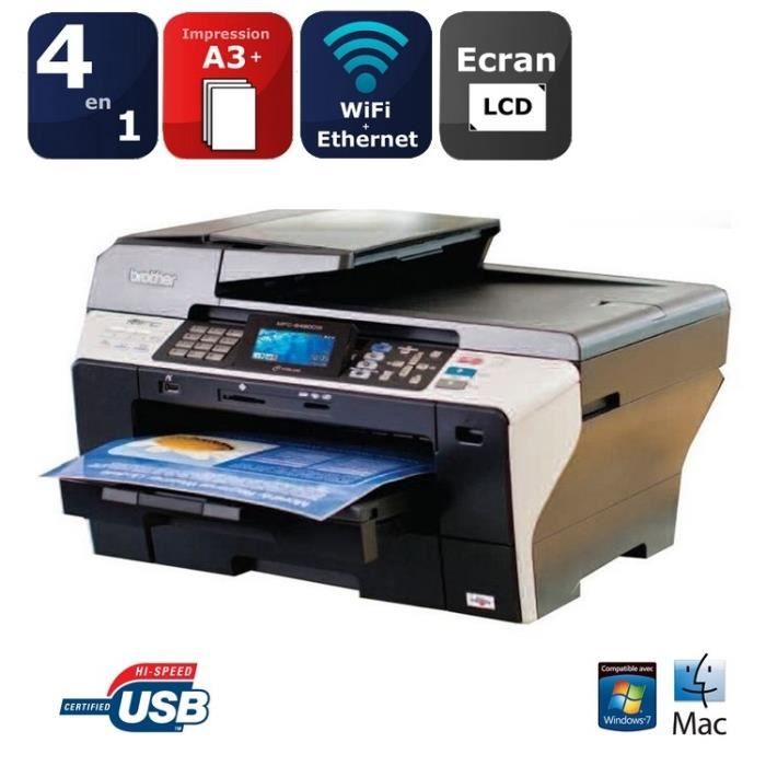 Brother multifonction 4 en 1 MFC6490CW Prix pas cher Cdiscount