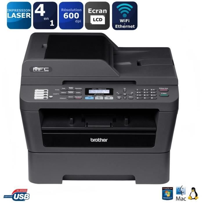Brother MFC 7860DW   Achat / Vente IMPRIMANTE Brother MFC 7860DW