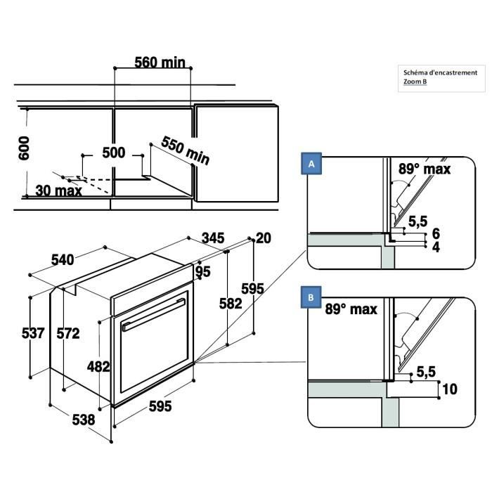  AKZM740IX - Four électrique encastrable1