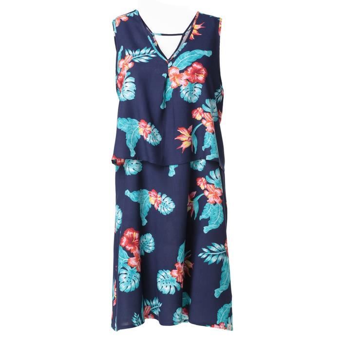 Robe Bleu Polynesian Achat Femme Marine Longboard Visa FclJK1