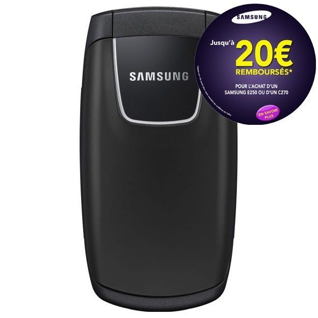 SAMSUNG C270 Black   Achat / Vente TELEPHONE PORTABLE SAMSUNG C270