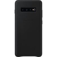 COQUE - BUMPER Samsung Coque en cuir S10+ Noir COQUE - BUMPER Samsung Coque en cuir S10+ Noir
