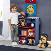 PETIT RANGEMENT PAT PATROUILLE - Meuble de Rangement Enfant 6 Case PETIT RANGEMENT PAT PATROUILLE - Meuble de Rangement Enfant 6 Case