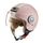 Casque jet rose
